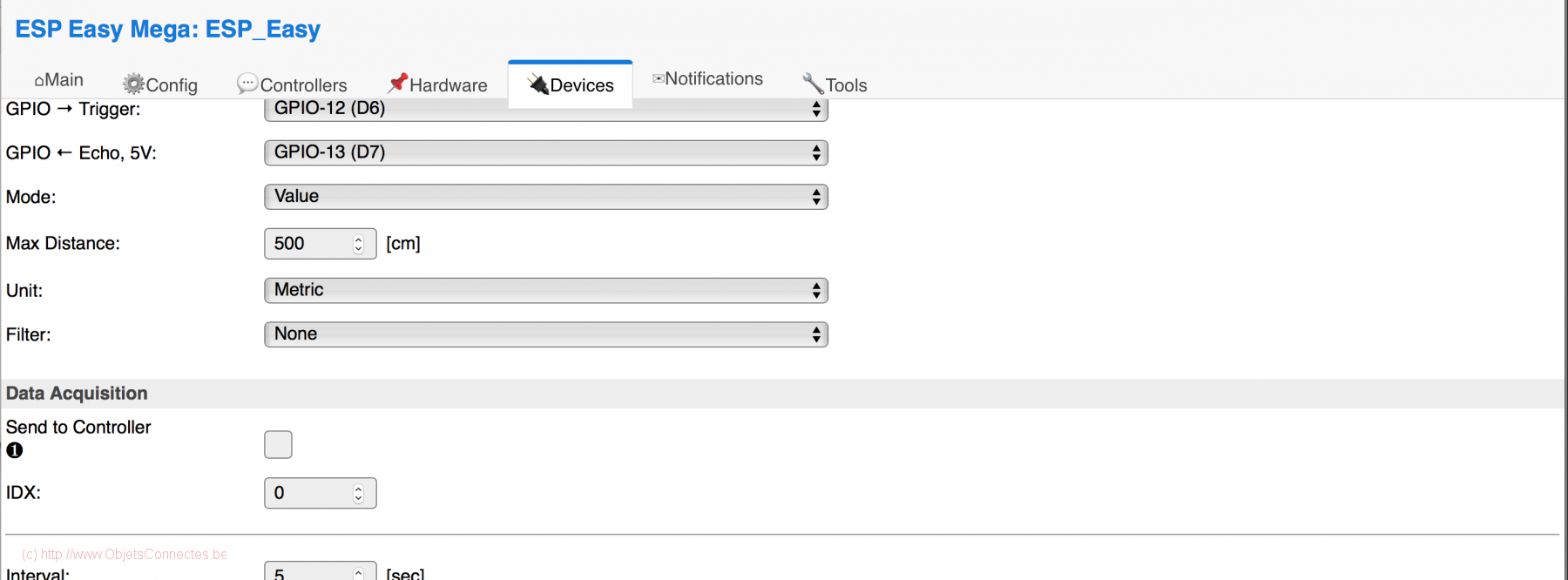 EspEasy Controleurs Config 4